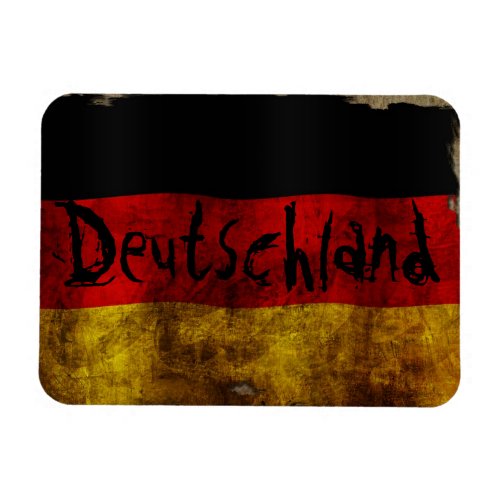 Deutsch Flagge _ Vintage Magnet
