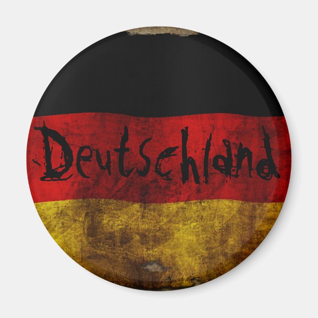 Deutsch Flagge - Vintage... Magnet (Front)