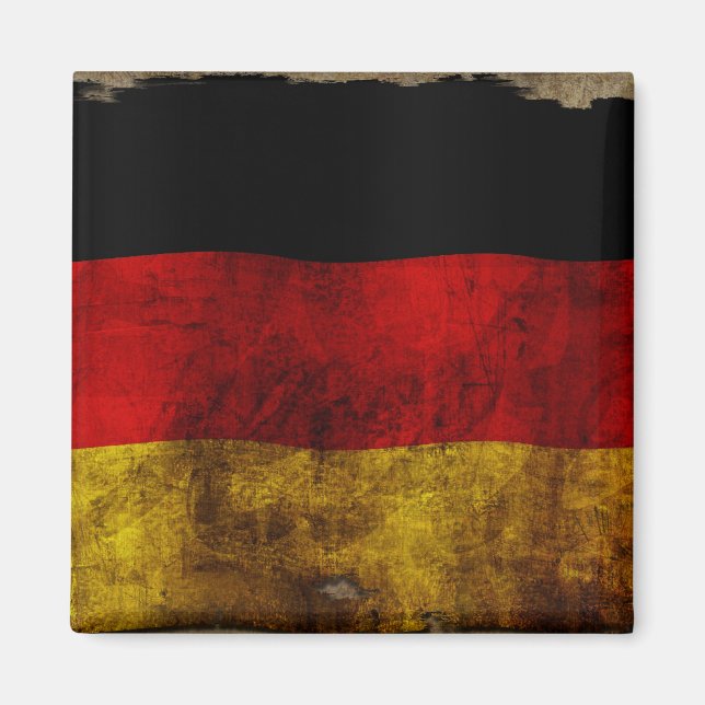 Deutsch Flagge - Vintage... Magnet (Front)