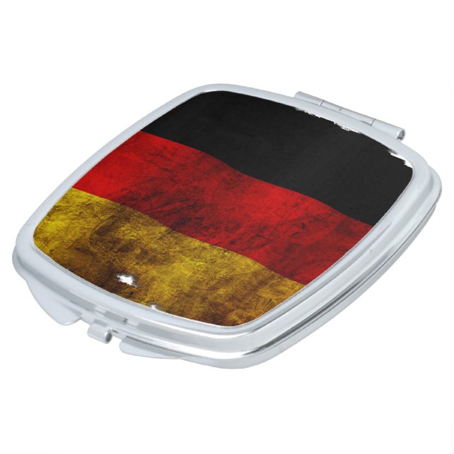 Deutsch Flagge - Vintage... Mirror For Makeup (Turned)