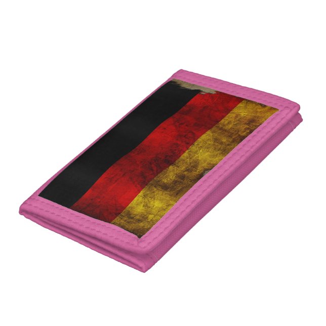Deutsch Flagge - Vintage... Tri-fold Wallet (Bottom)