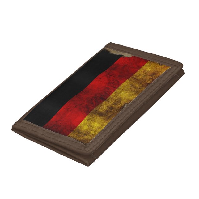 Deutsch Flagge - Vintage... Trifold Wallet (Bottom)
