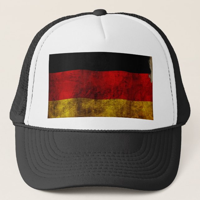 Deutsch Flagge - Vintage Trucker Hat (Front)