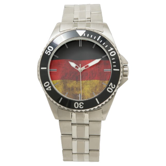 Deutsch Flagge - Vintage... Watch (Front)