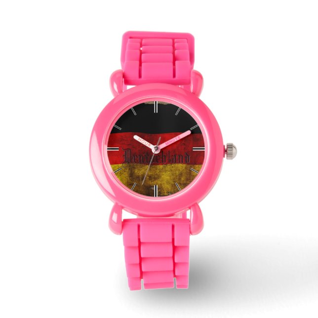 Deutsch Flagge - Vintage... Watch (Front)