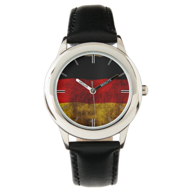 Deutsch Flagge - Vintage... Watch (Front)