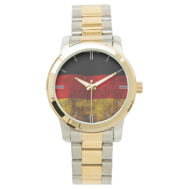 Deutsch Flagge - Vintage... Watch (Front)