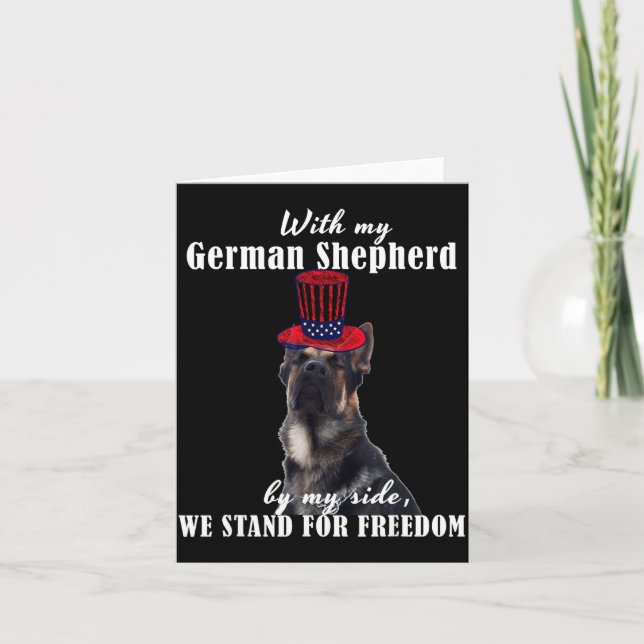 Deutsch Funny American German Dogs Quotes Germany  Card (Front)