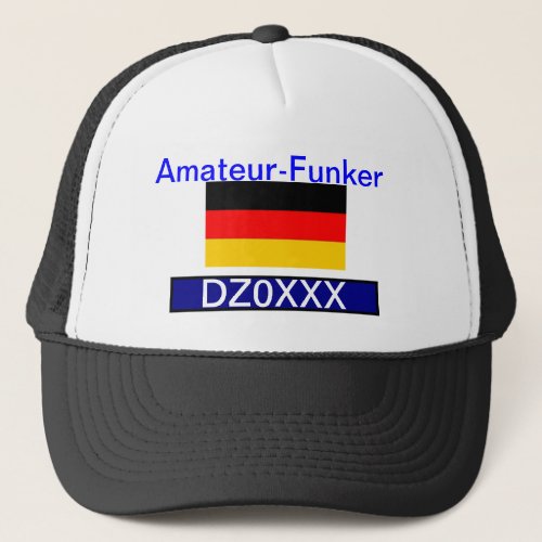 Deutsch Ham Radio Kappe Trucker Hat