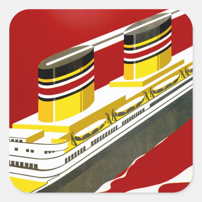 Deutsche Afrika Square Sticker (Front)