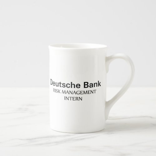 Deutsche Bank Risk Management Intern Bone China Mug