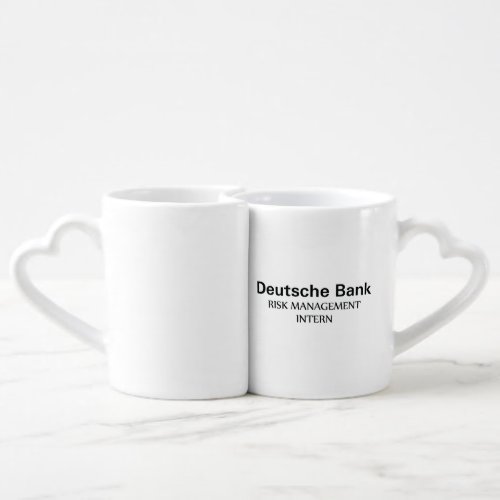 Deutsche Bank Risk Management Intern Coffee Mug Set