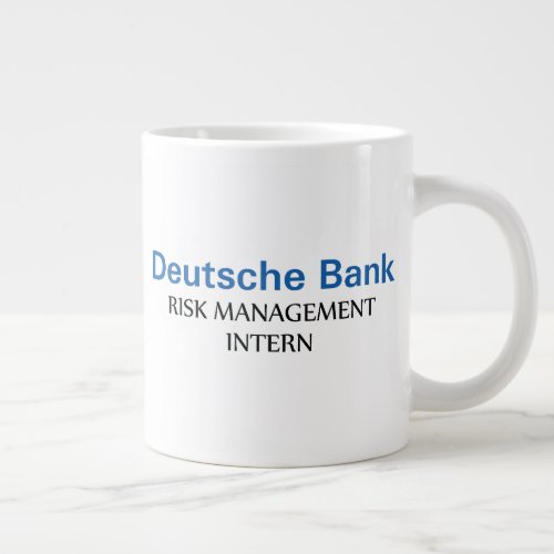 Deutsche Bank Risk Management Intern Giant Coffee Mug
