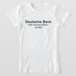 Deutsche Bank Risk Management Intern Kids T-Shirt