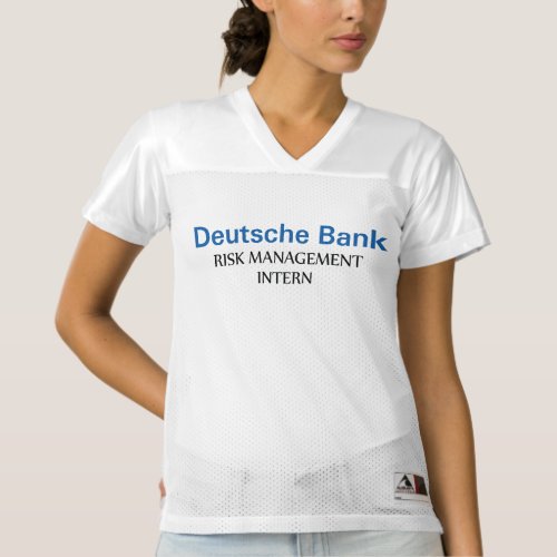Deutsche Bank Risk Management Intern Womens Womens Football Jersey