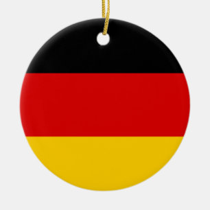 Deutsche Bundesflagge Ceramic Ornament