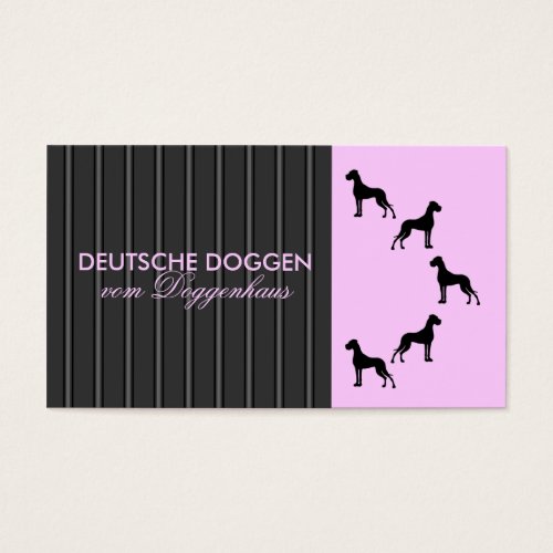 GERMAN DOGGEN visiting cards Business Card Templates