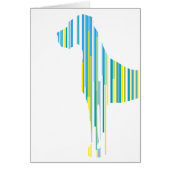 Deutsche Dogge in Streifen (Front)