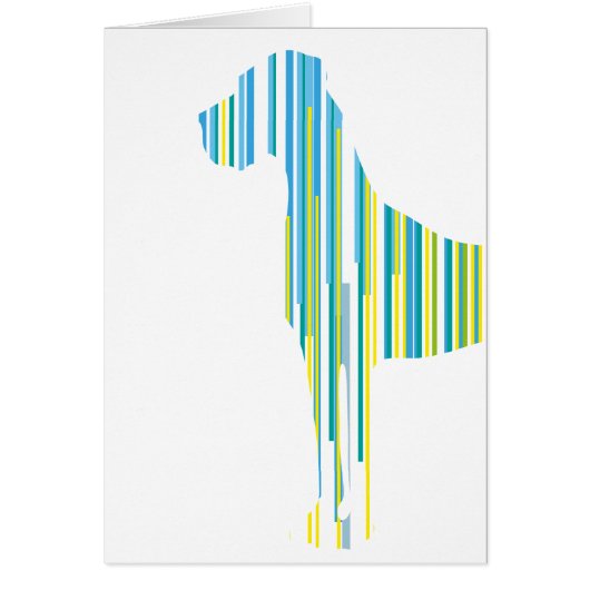 Deutsche Dogge in Streifen (Front)