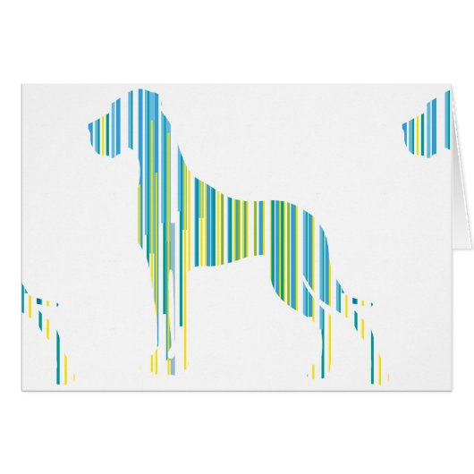 Deutsche Dogge Minimalistisch (Front Horizontal)