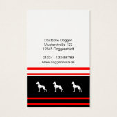 Deutsche Dogge rot schwarz (Back)