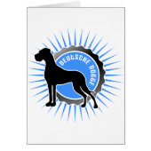 Deutsche Dogge stern blau (Front)