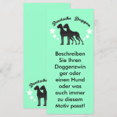 Deutsche Doggen (Front/Back)