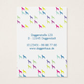 Deutsche Doggen Business Cards (Back)