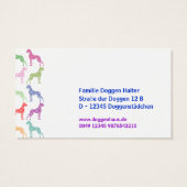 Deutsche Doggen Business Cards (Back)