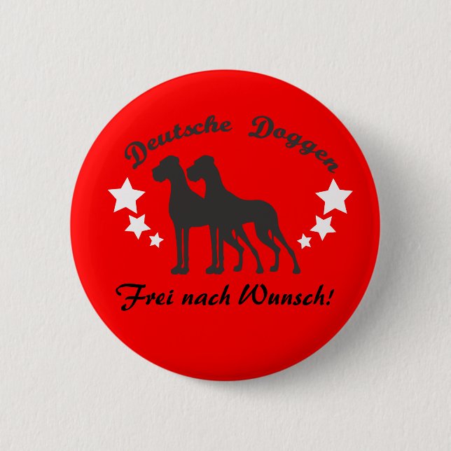 Deutsche Doggen Button (Front)