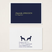 Deutsche Doggen Visitenkarten (Front & Back)
