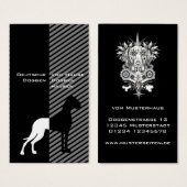 Deutsche Doggen Visitenkarten (Front & Back)