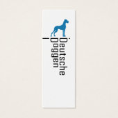 Deutsche Doggen Visitenkarten (Front)