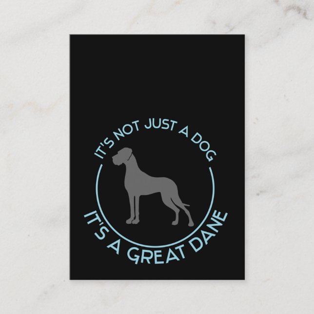 Deutsche Doggen Visitenkarten Business Card (Front)
