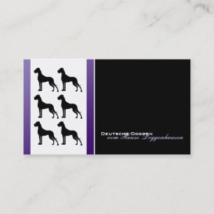 Deutsche Doggen Visitenkarten Business Card