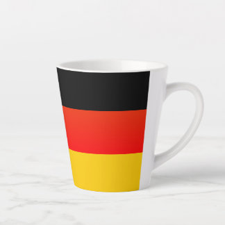 Deutsche Flagge or German Flag Latte Mug