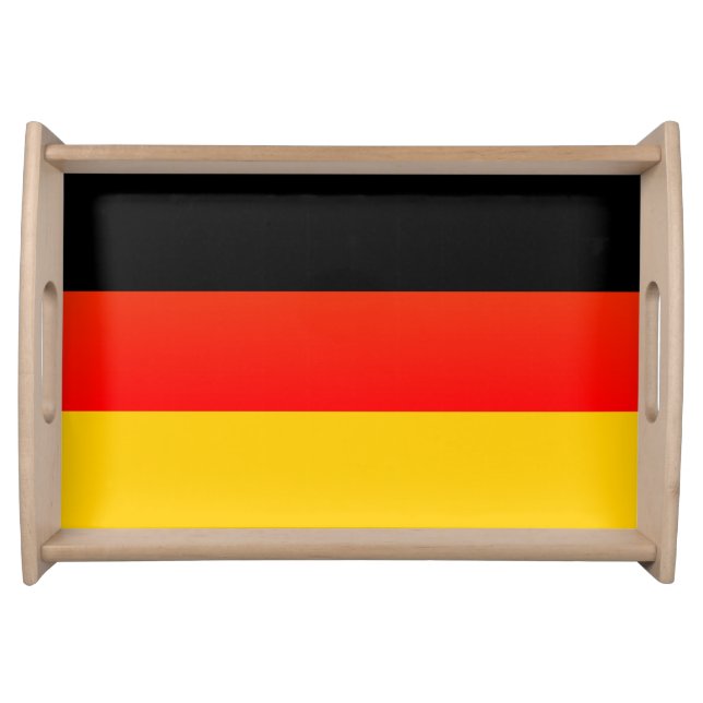 Deutsche Flagge or German Flag Serving Tray (Front)