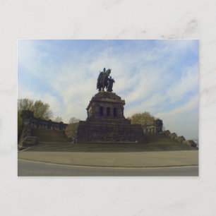 Deutsches Eck, Koblenz, Germany Postcard