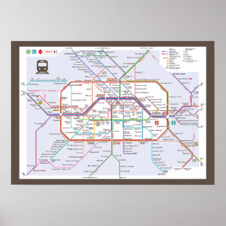 " Deutschland: 2022/heute Berlin - Liniennetz ... Poster