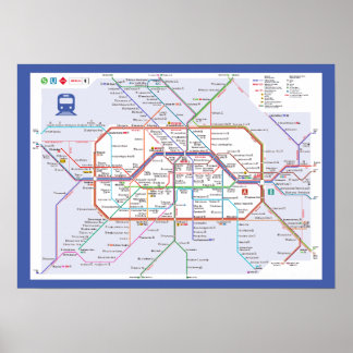 " Deutschland: 2022/heute Berlin - Liniennetz ...  Poster