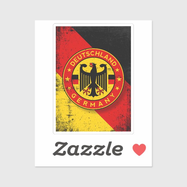 Deutschland, Badge of Germany Sticker (Sheet)