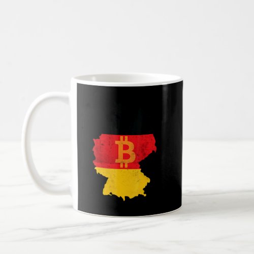 Deutschland Bitcoin German Flag Btc Cryptocurrency Coffee Mug