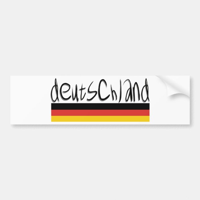 Deutschland Design! Bumper Sticker (Front)
