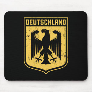 Deutschland Eagle - German Coat of Arms Mouse Pad