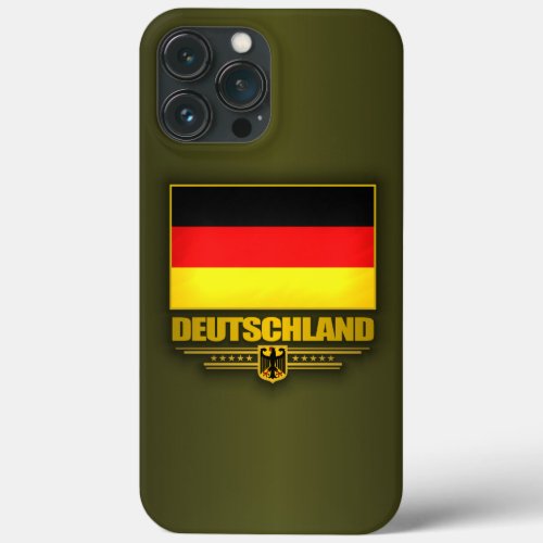 Deutschland Flag 2 iPhone 13 Pro Max Case