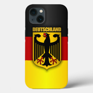 Deutschland Flag & Coat of Arms iPhone 13 Case