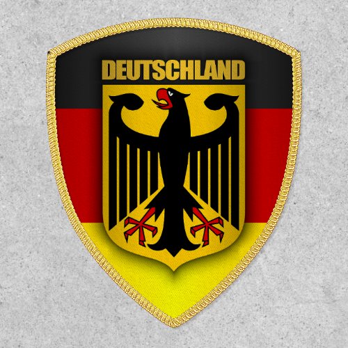 Deutschland Flag  Coat of Arms Patch
