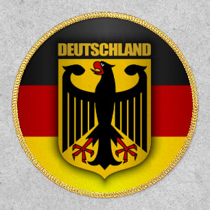 Deutschland Flag & Coat of Arms Patch