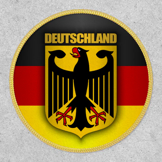 German Eagle Army Badge Tactical Patch – Hook And Loop Back, Military Style Patch -03