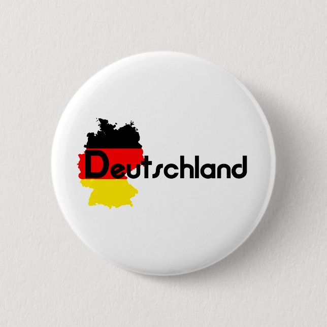 Deutschland flag colors! pinback button (Front)